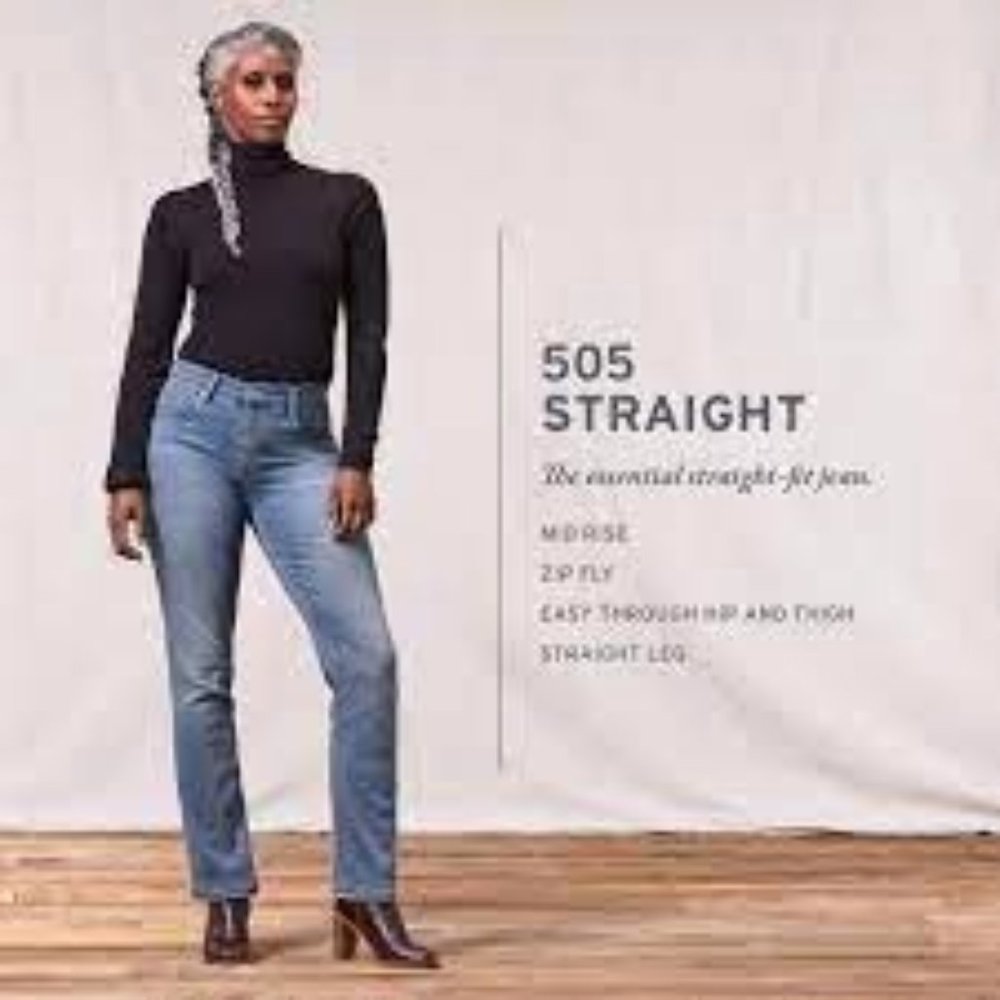 Levi's Women's 505 Straight Jeans